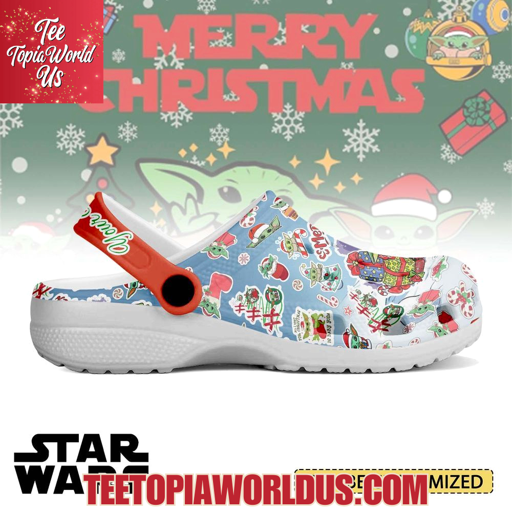Baby Yoda x Christmas Movie Crocs Baby Yoda x Christmas Movie Crocs