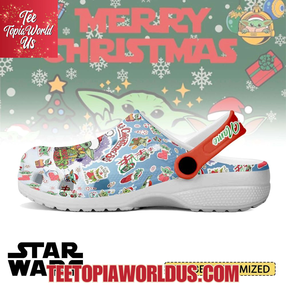 Baby Yoda x Christmas Movie Crocs Baby Yoda x Christmas Movie Crocs