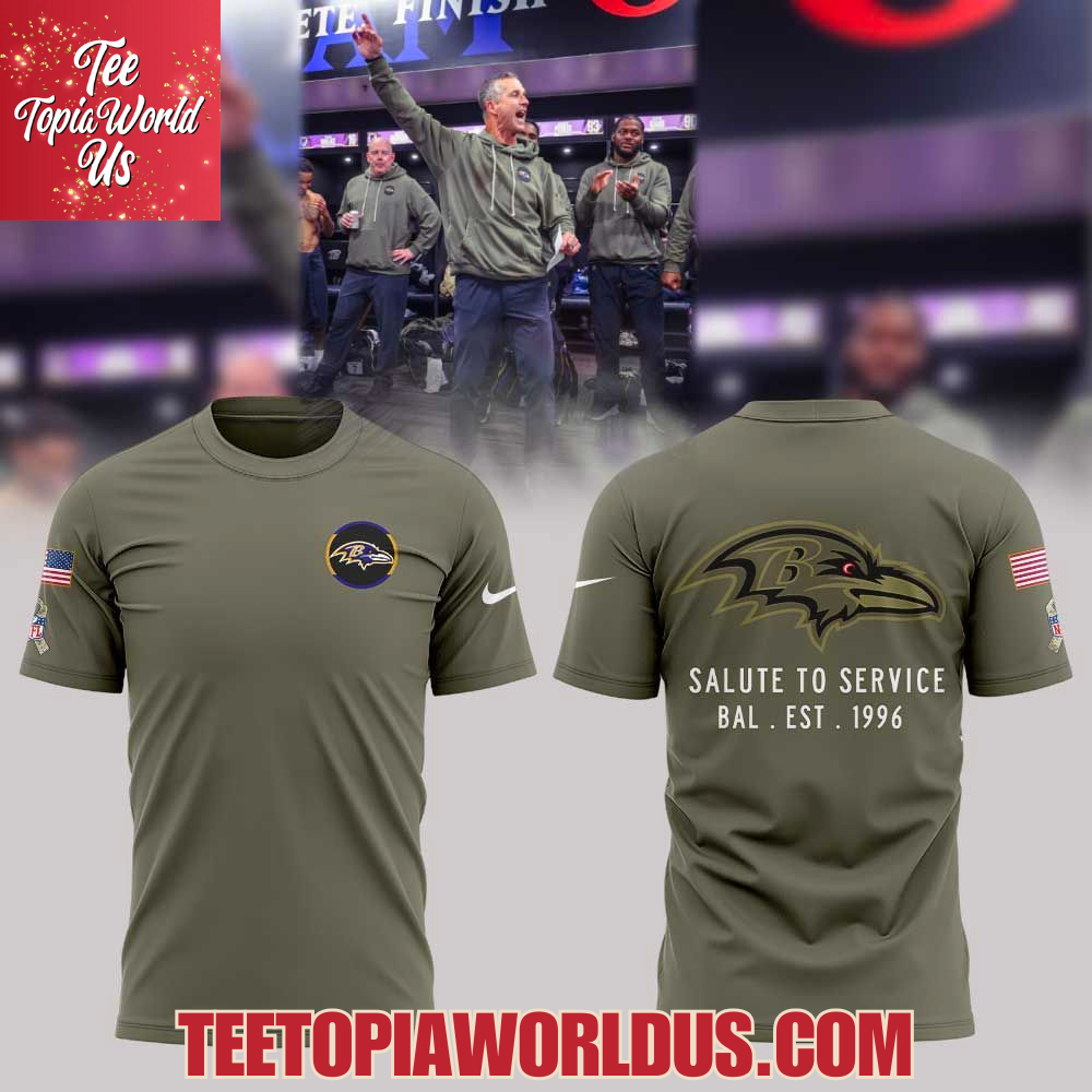 Baltimore Ravens 2025 Salute to Service Hoodie Baltimore Ravens 2025 Salute to Service Hoodie