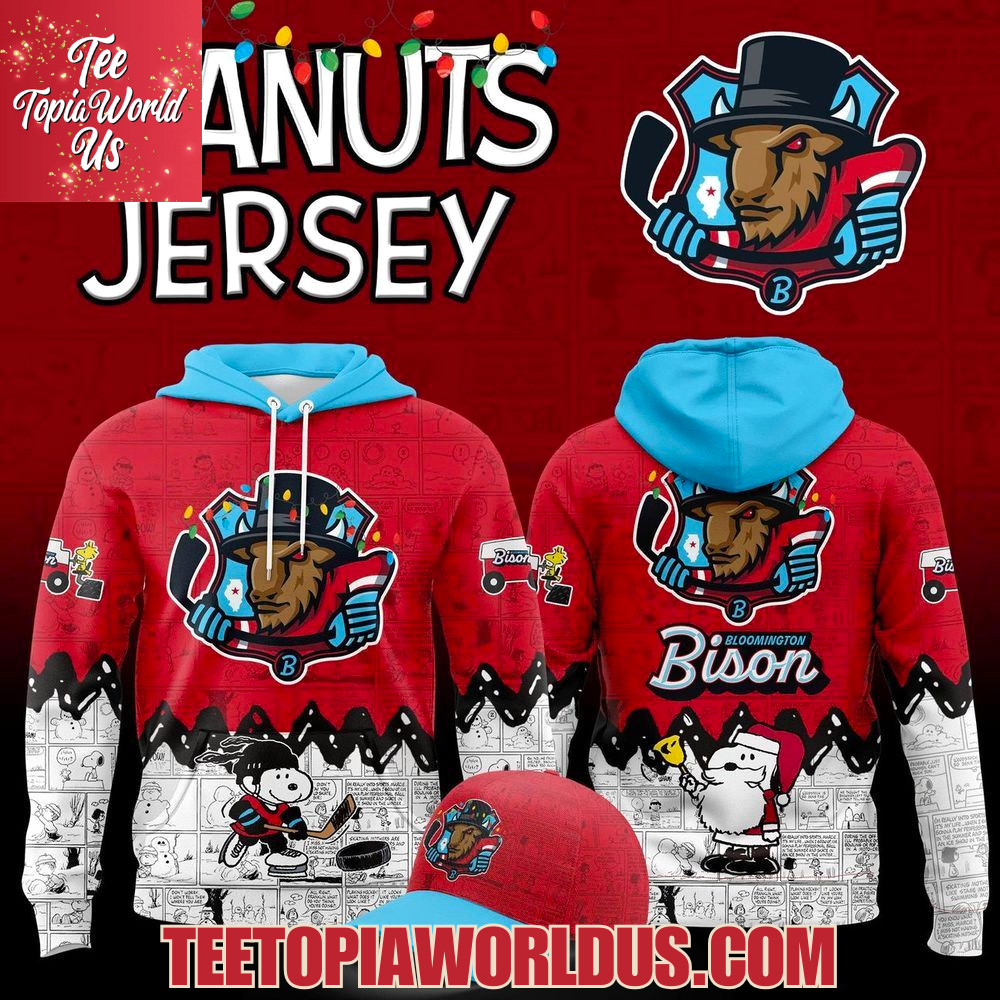Bloomington Bison Peanuts Night 2025 - 2026 Hoodie Bloomington Bison Peanuts Night 2025 - 2026 Hoodie