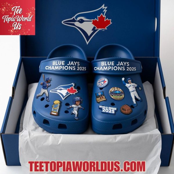 Blue Jays World Series Champions 2025 Crocs Blue Jays World Series Champions 2025 Crocs