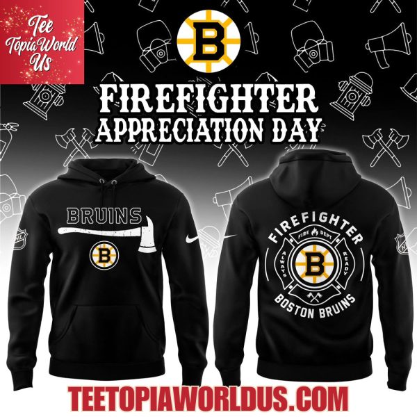 Boston Bruins Firefighter Application Day Hoodie Boston Bruins Firefighter Application Day Hoodie