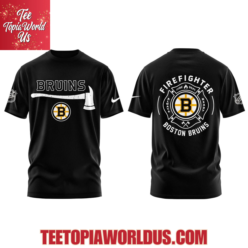 Boston Bruins Firefighter Application Day Hoodie Boston Bruins Firefighter Application Day Hoodie