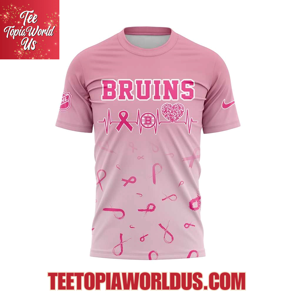 Boston Bruins Hockey Fight Cancer 2025 Hoodie Boston Bruins Hockey Fight Cancer 2025 Hoodie