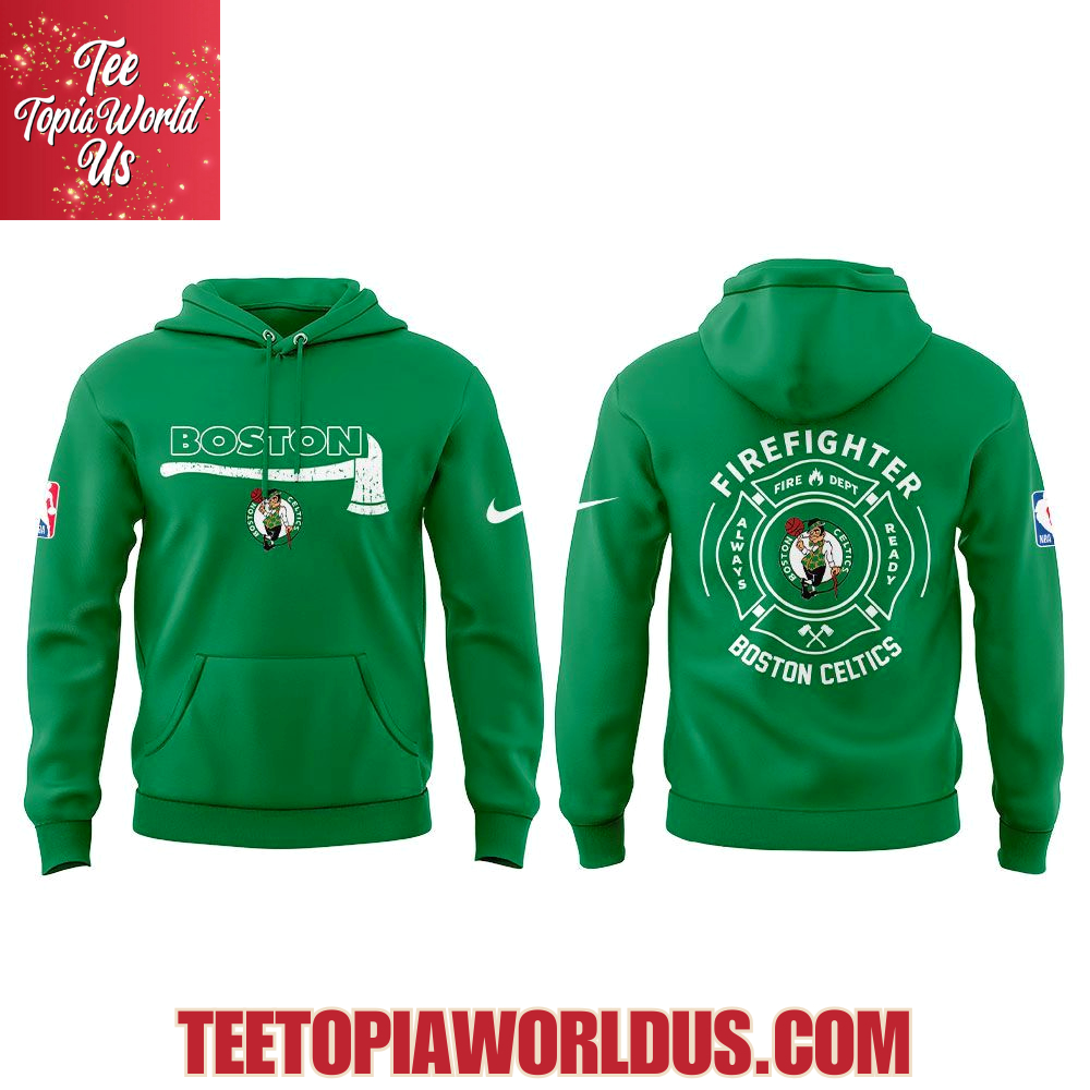 Boston Celtics Firefighter Application Day 2025 Hoodie Boston Celtics Firefighter Application Day 2025 Hoodie
