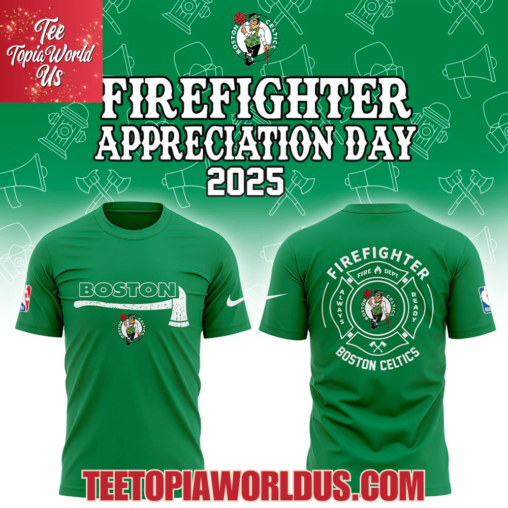 Boston Celtics Firefighter Application Day 2025 Hoodie Boston Celtics Firefighter Application Day 2025 Hoodie