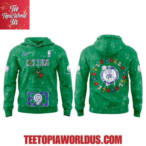 Boston Celtics Grateful Dead 60th Anniversary Hoodie Boston Celtics Grateful Dead 60th Anniversary Hoodie