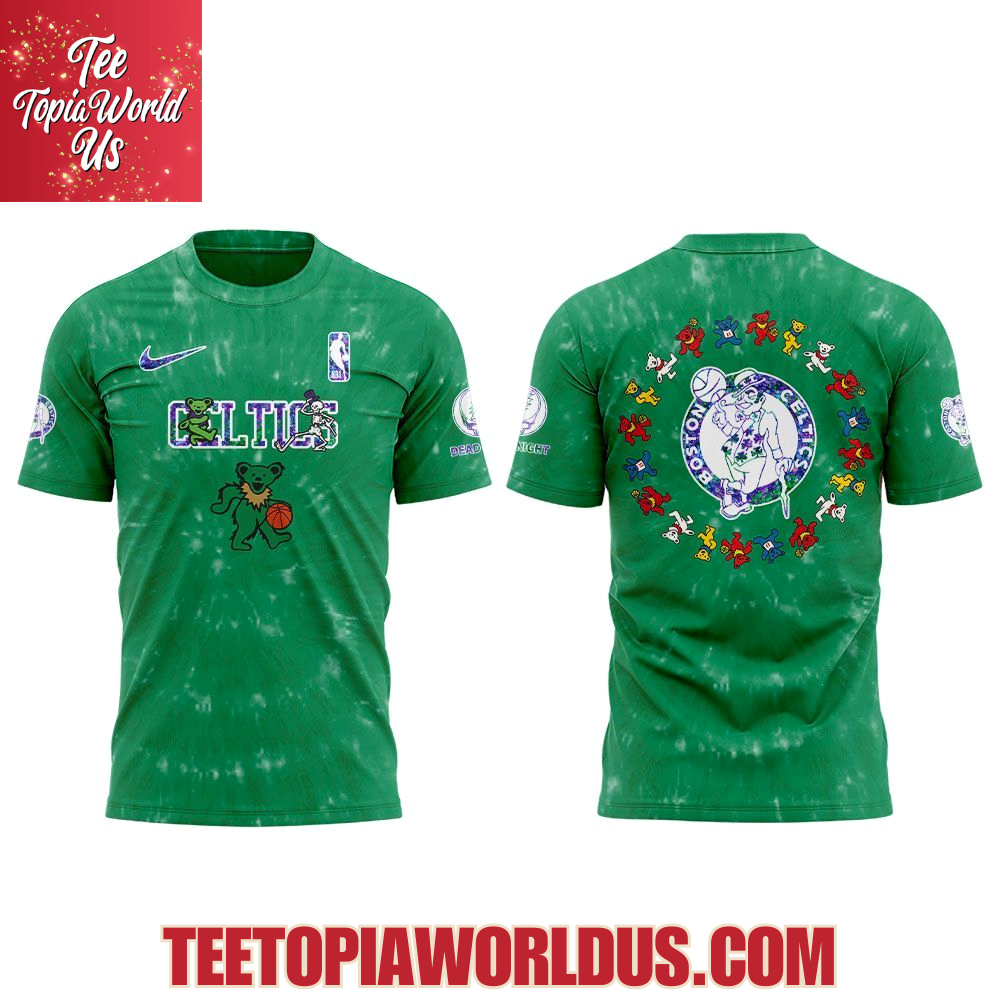 Boston Celtics Grateful Dead 60th Anniversary Hoodie Boston Celtics Grateful Dead 60th Anniversary Hoodie