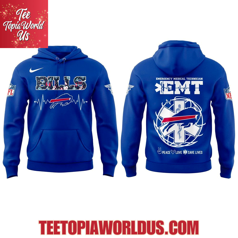 Buffalo Bills EMT Day Hoodie Buffalo Bills EMT Day Hoodie