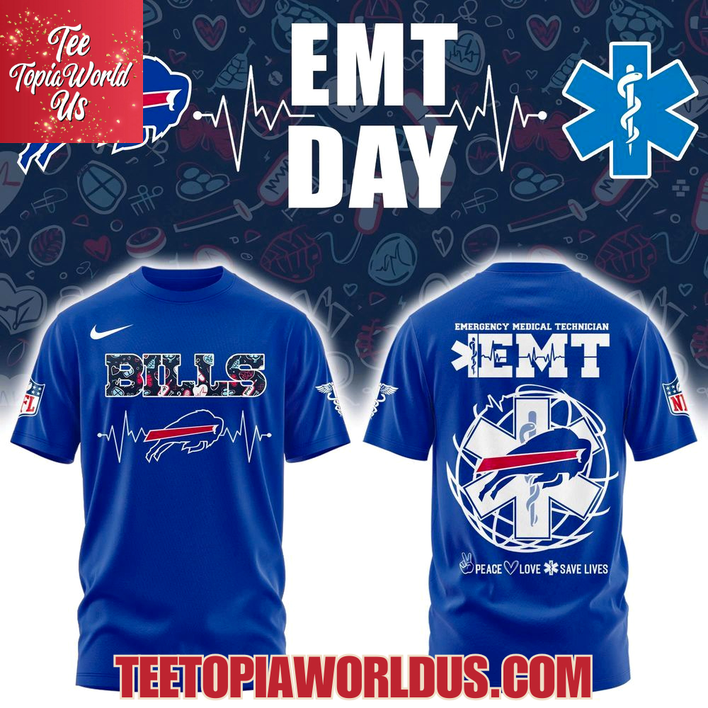 Buffalo Bills EMT Day Hoodie Buffalo Bills EMT Day Hoodie
