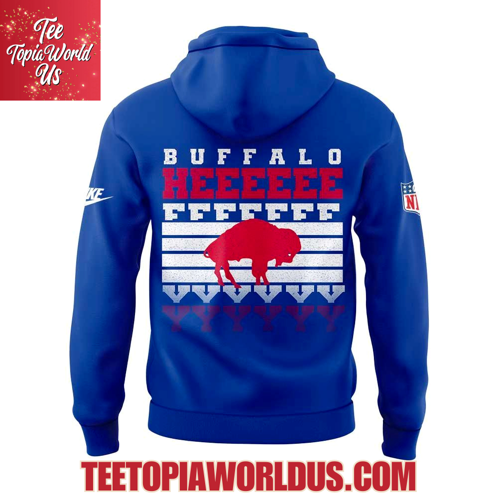 Buffalo Bills Tri Blend Rewind Classic Uniform Hoodie Buffalo Bills Tri Blend Rewind Classic Uniform Hoodie