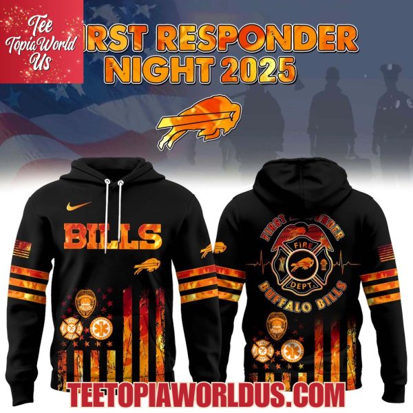Buffalo Bills x 2025 National First Responders Night Hoodie