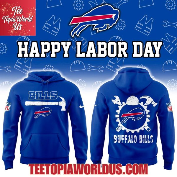 Buffalo Bills x Happy Labor Day 2025 Hoodie