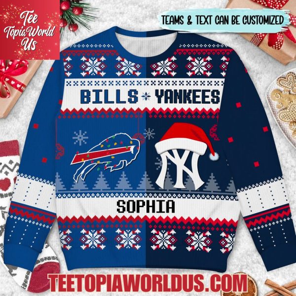 Buffalo Bills x New York Yankees Sweater