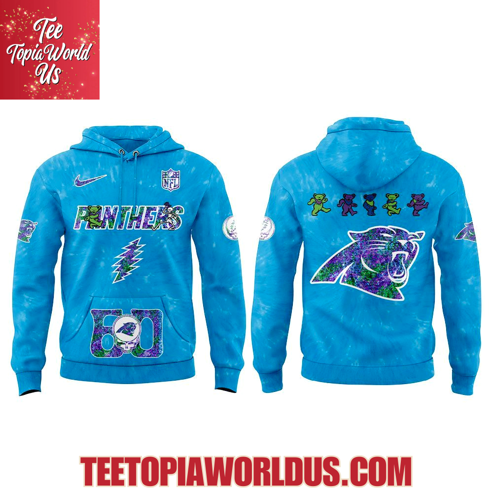 Carolina Panthers Grateful Dead Night 60th Hoodie Carolina Panthers Grateful Dead Night 60th Hoodie