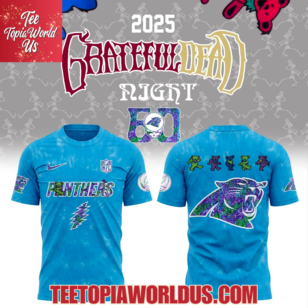 Carolina Panthers Grateful Dead Night 60th Hoodie Carolina Panthers Grateful Dead Night 60th Hoodie