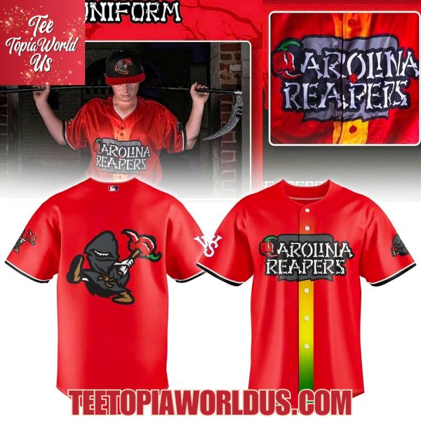 Carolina Reapers Black Wordmark Crewneck Jersey Carolina Reapers Black Wordmark Crewneck Jersey