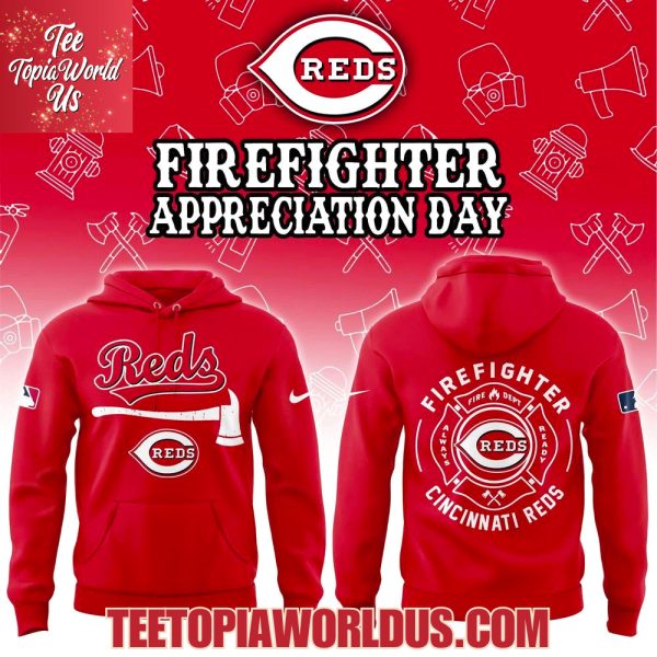 Cincinnati Reds Firefighter Application Day Hoodie