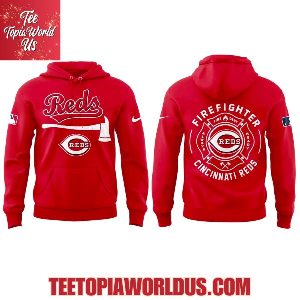 Cincinnati Reds Firefighter Application Day Hoodie
