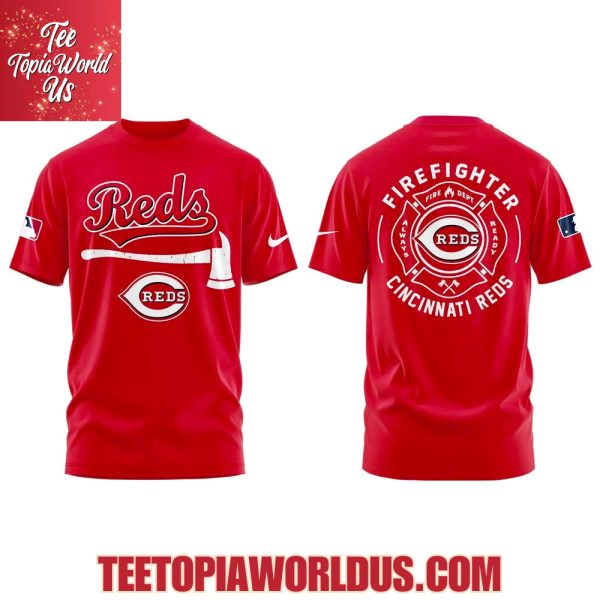 Cincinnati Reds Firefighter Application Day Hoodie
