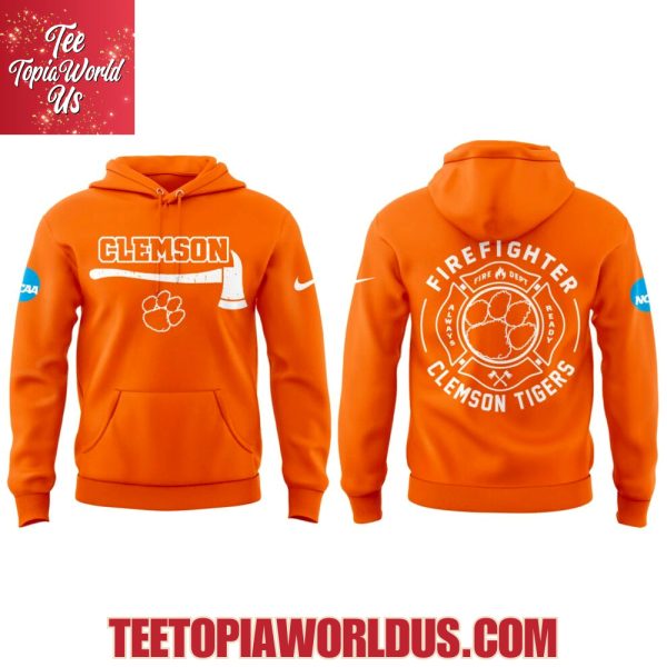 Clemson Tigers Firefighter Application Day Hoodie
