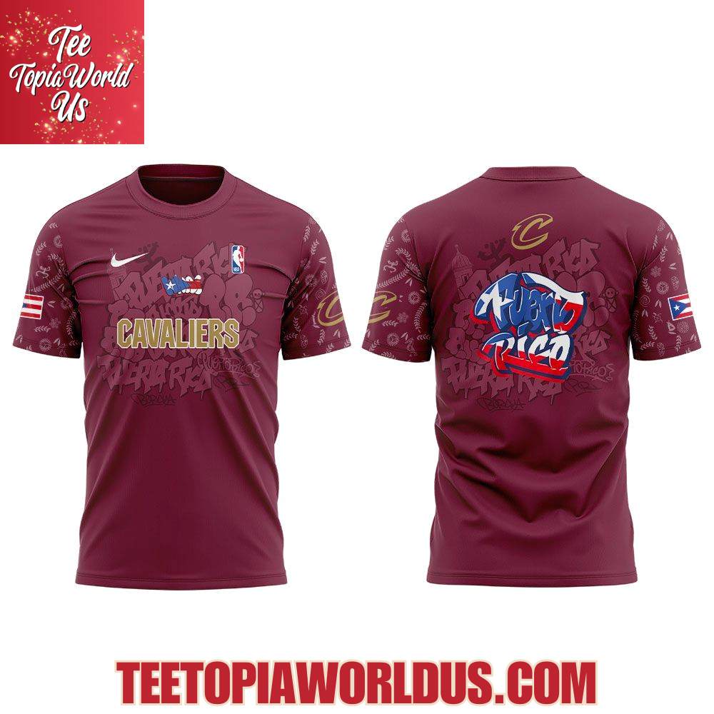 Cleveland Cavaliers Puerto Rican Heritage 2025 Hoodie Cleveland Cavaliers Puerto Rican Heritage 2025 Hoodie