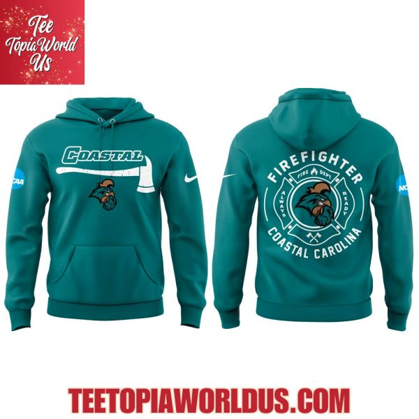 Coastal Carolina Chanticleers Firefighter Application Day Hoodie