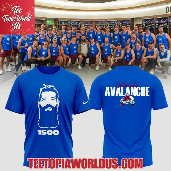 Colorado Avalanche 1500th Anniversary Burnzie Commemorative T-Shirt Colorado Avalanche 1500th Anniversary Burnzie Commemorative T-Shirt