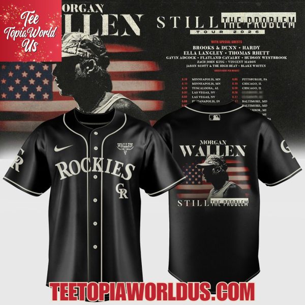 Colorado Rockies x Morgan Wallen Still The Problem Tour Jersey Colorado Rockies x Morgan Wallen Still The Problem Tour Jersey