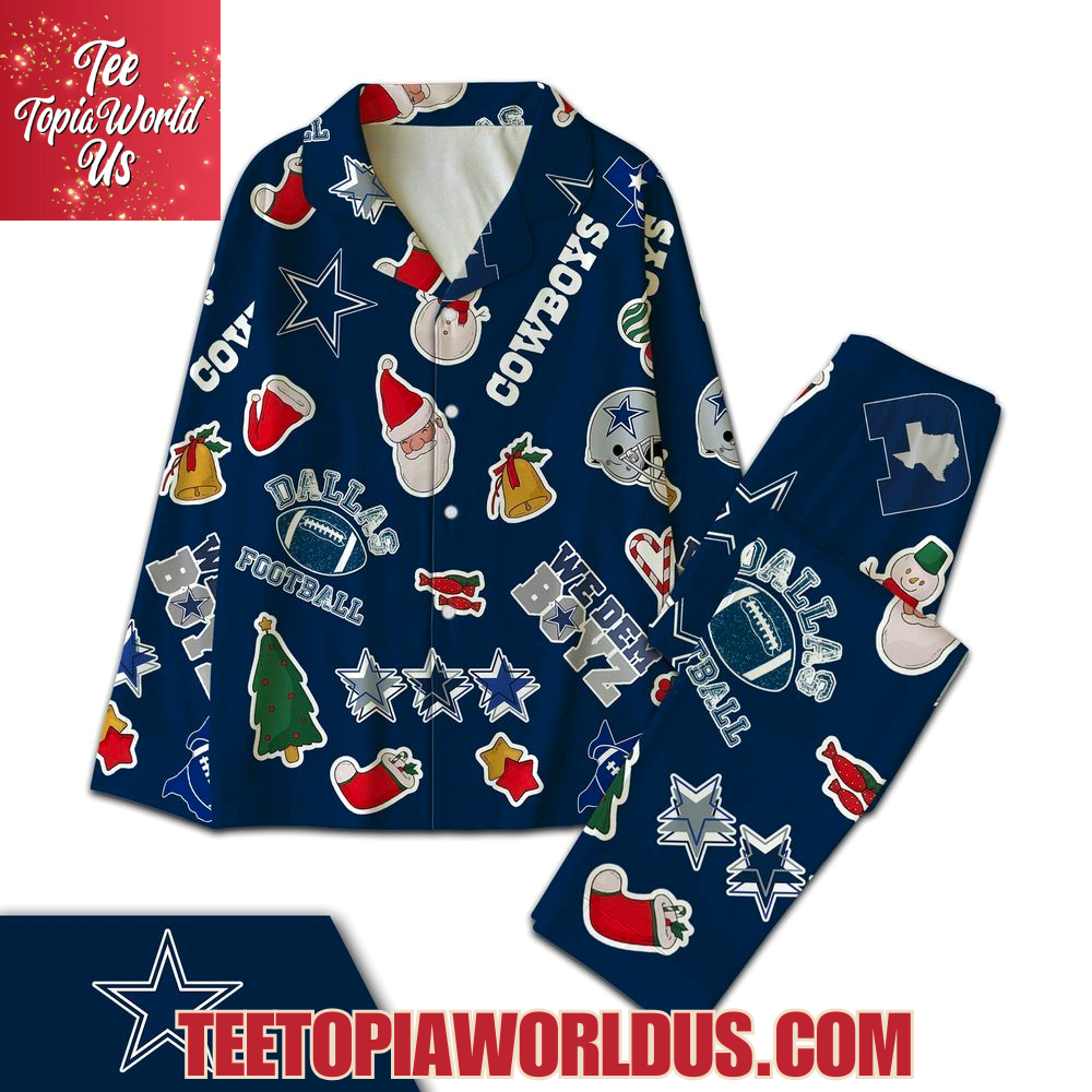 Dallas Cowboys Christmas Pajamas Set Dallas Cowboys Christmas Pajamas Set