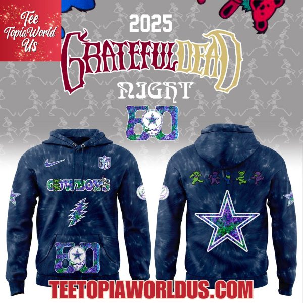 Dallas Cowboys Grateful Dead Night 60th Hoodie Dallas Cowboys Grateful Dead Night 60th Hoodie