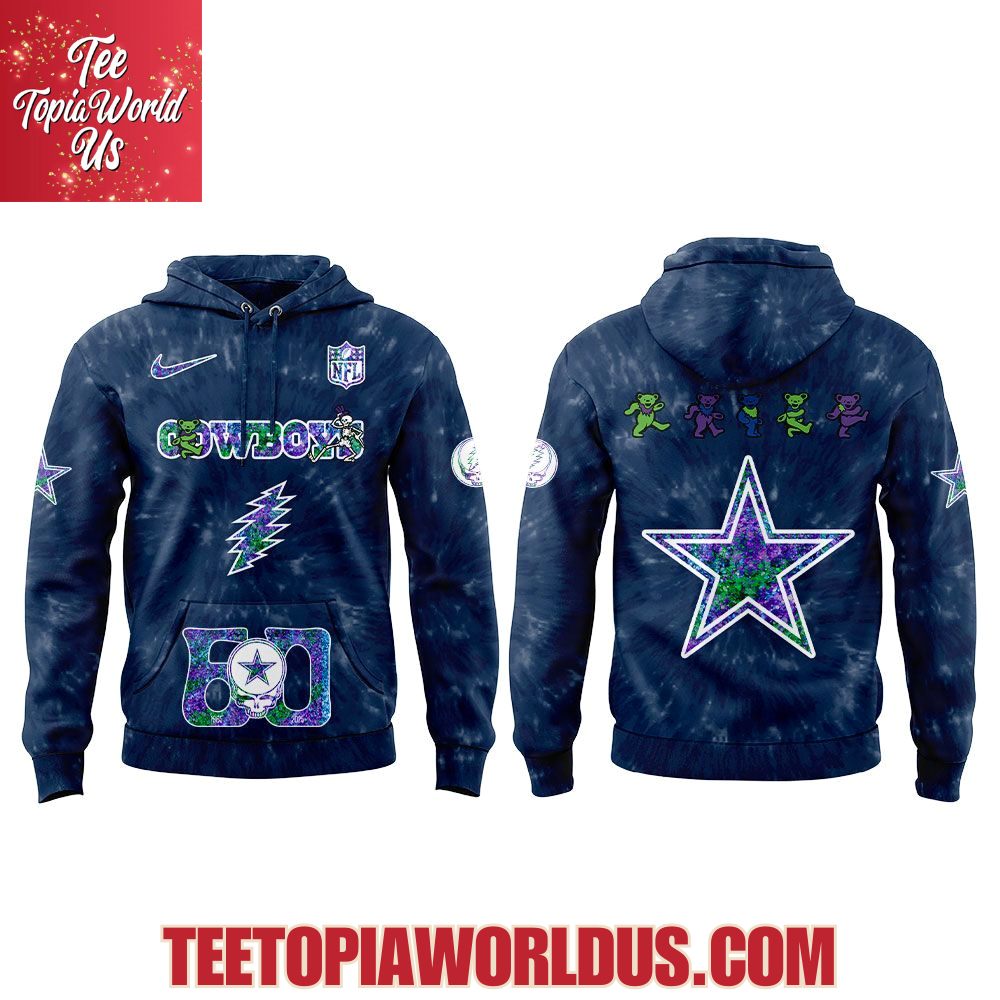 Dallas Cowboys Grateful Dead Night 60th Hoodie Dallas Cowboys Grateful Dead Night 60th Hoodie