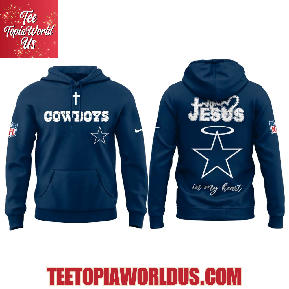 Dallas Cowboys Jesus and Football Hoodie Dallas Cowboys Jesus and Football Hoodie