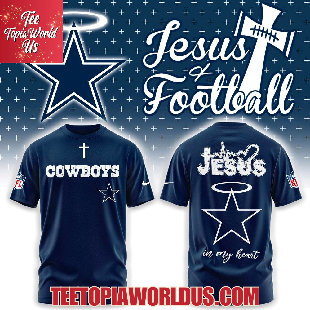 Dallas Cowboys Jesus and Football Hoodie Dallas Cowboys Jesus and Football Hoodie