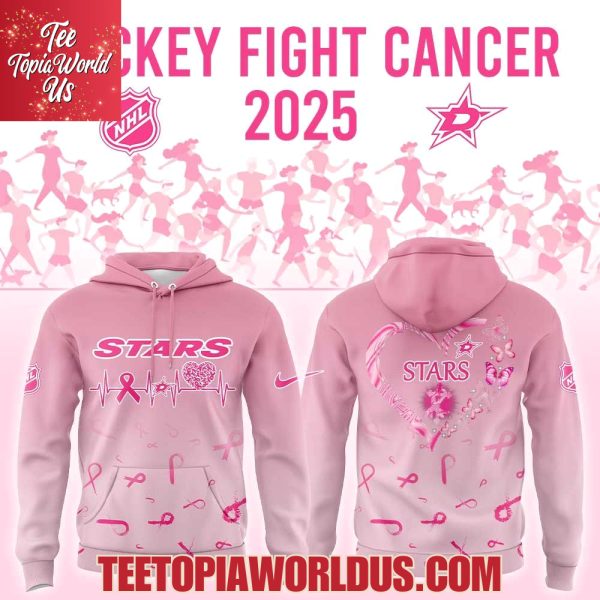 Dallas Stars Hockey Fight Cancer 2025 Hoodie Dallas Stars Hockey Fight Cancer 2025 Hoodie