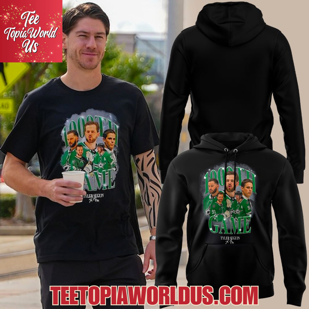 Dallas Stars Tyler Seguin 1000th Game T-Shirt Dallas Stars Tyler Seguin 1000th Game T-Shirt