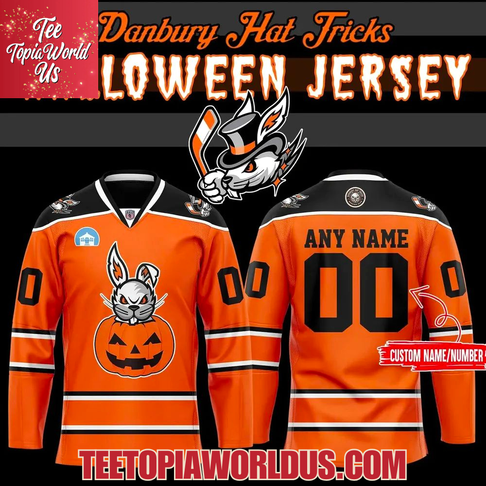 Danbury Hat Tricks Happy Halloween Jersey 2025 Danbury Hat Tricks Happy Halloween Jersey 2025
