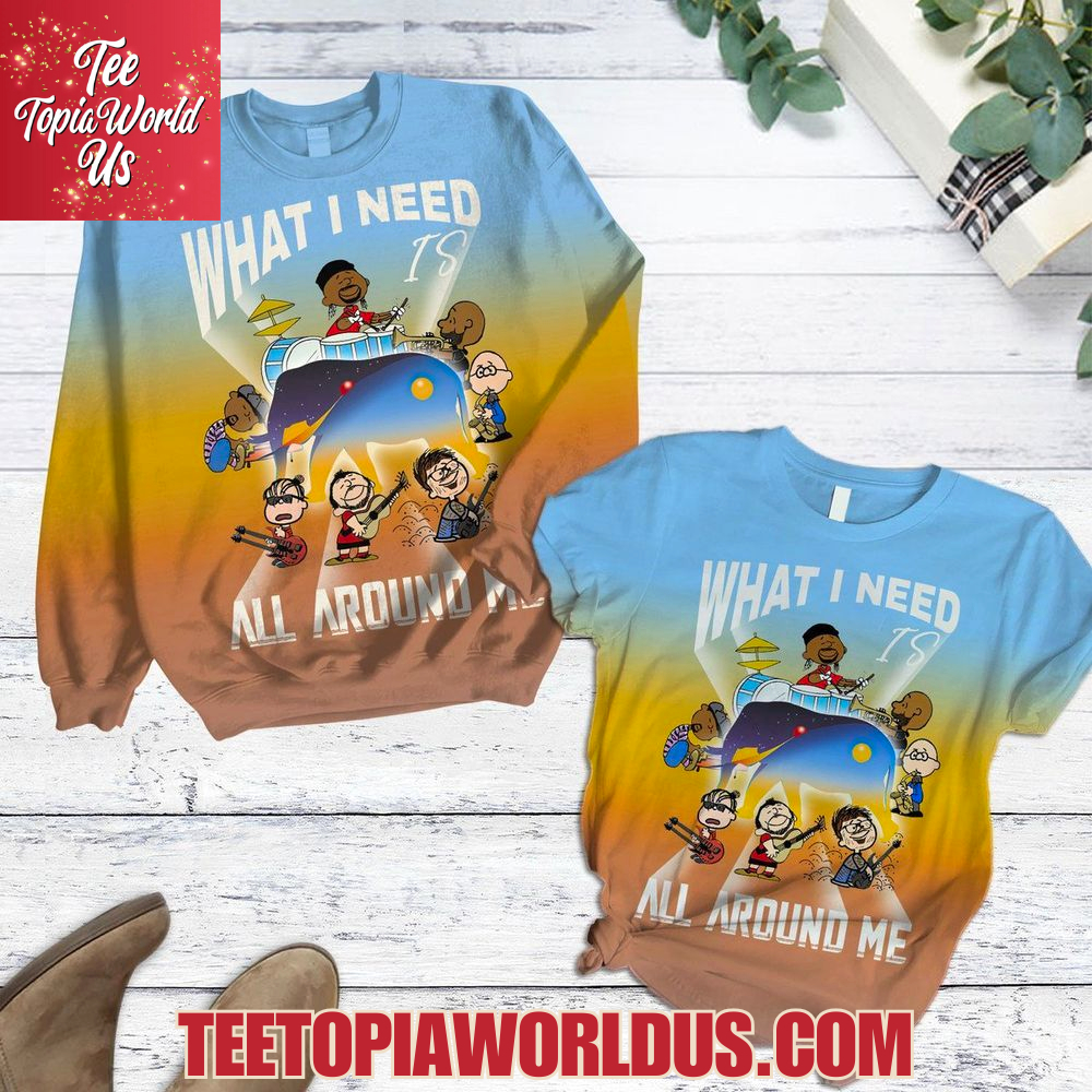 Dave Matthews Band What I Need All Around Me Pajamas Set Dave Matthews Band What I Need All Around Me Pajamas Set