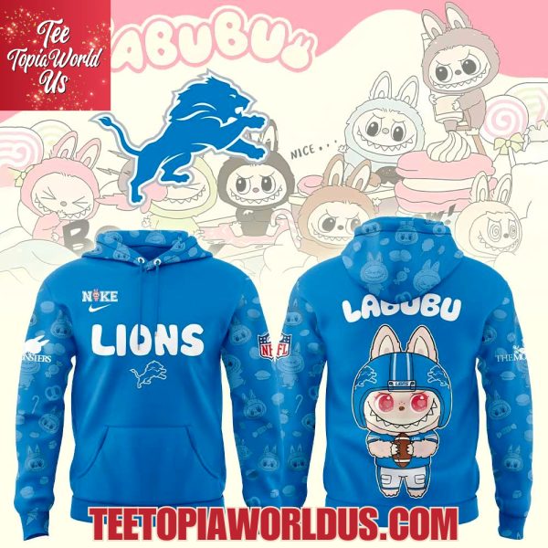Detroit Lions x Labubu Hoodie