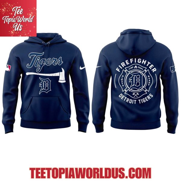 Detroit Tigers Firefighter Application Day Hoodie