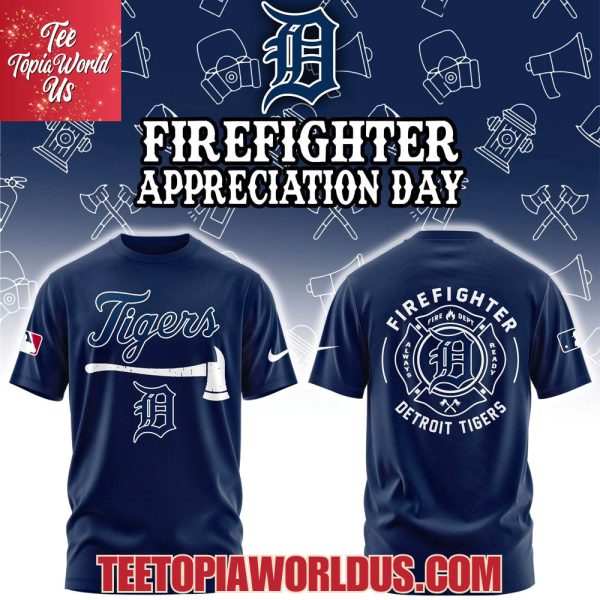 Detroit Tigers Firefighter Application Day Hoodie