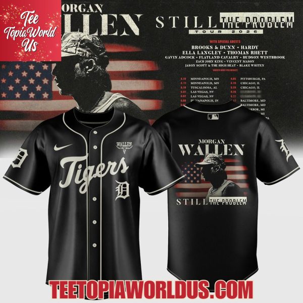 Detroit Tigers x Morgan Wallen Still The Problem Tour Jersey