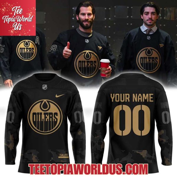 Edmonton Oilers Military Appreciation 25/26 Uniform Hockey Jersey Custom Name, Number For Fans Edmonton Oilers Military Appreciation 25/26 Uniform Hockey Jersey Custom Name, Number For Fans