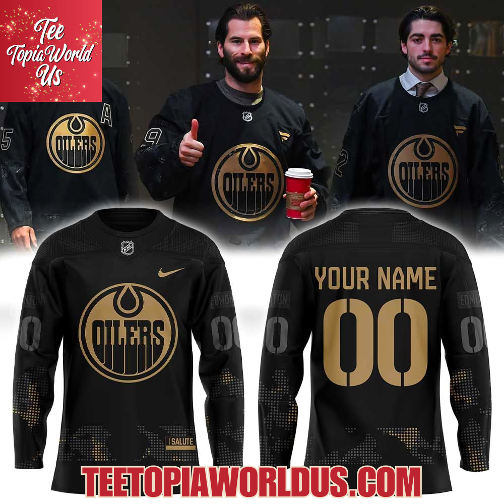 Edmonton Oilers Military Appreciation 25/26 Uniform Hockey Jersey Custom Name, Number For Fans Edmonton Oilers Military Appreciation 25/26 Uniform Hockey Jersey Custom Name, Number For Fans