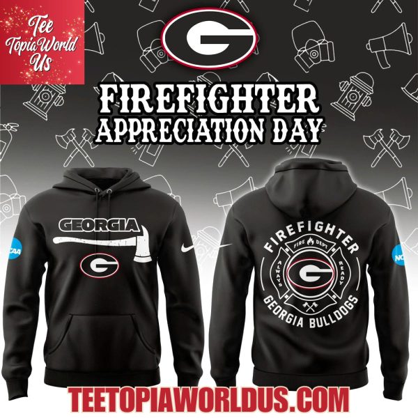 Georgia Bulldogs Firefighter Application Day Hoodie