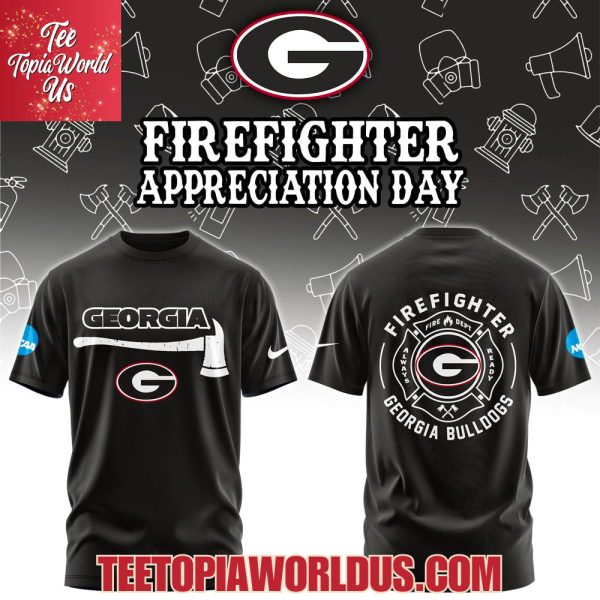 Georgia Bulldogs Firefighter Application Day Hoodie