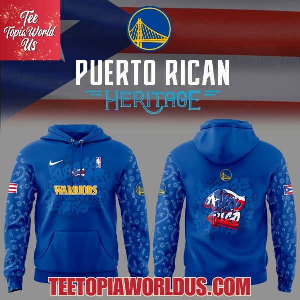 Golden State Warriors Puerto Rican Heritage 2025 Hoodie Golden State Warriors Puerto Rican Heritage 2025 Hoodie