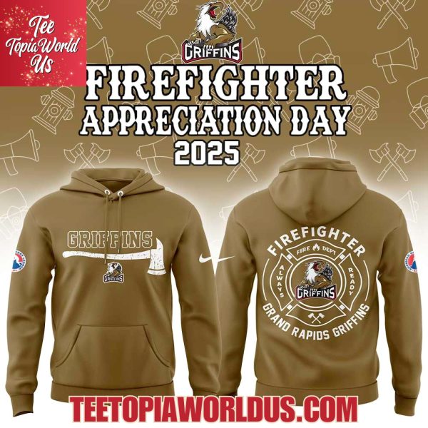 Grand Rapids Griffins Firefighter Application Day Hoodie