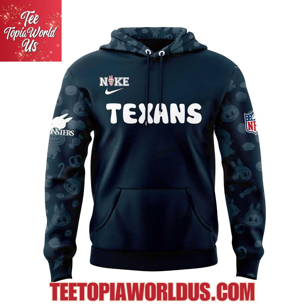 Houston Texans x Labubu Hoodie Houston Texans x Labubu Hoodie