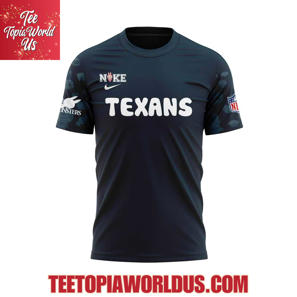 Houston Texans x Labubu Hoodie Houston Texans x Labubu Hoodie